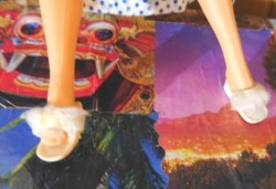 SINDY WHITE FLUFFY SLIPPERS